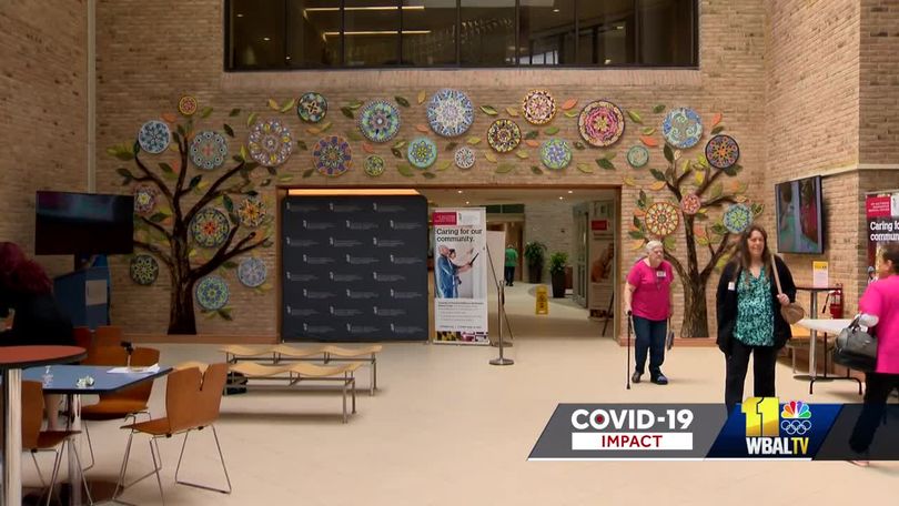 Covid Memorial unveiled at Baltimore Washington Medical Center/WBAL